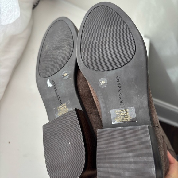 Lucky Brand Calypso Over-The-Knee Boots suede sz 7.5M - Picture 8 of 9